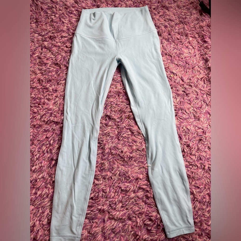lululemon athletica Light Blue Leggings size 8